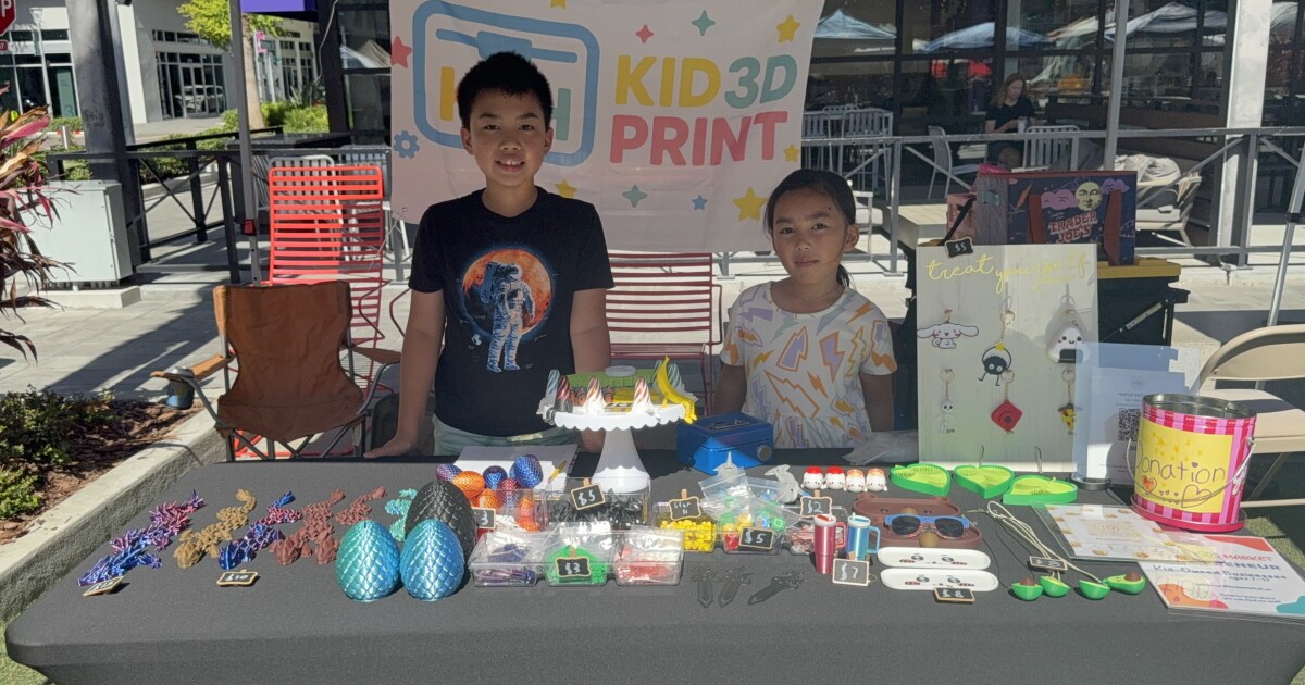 Young entrepreneurs launch business at Kids Market in Midtown
