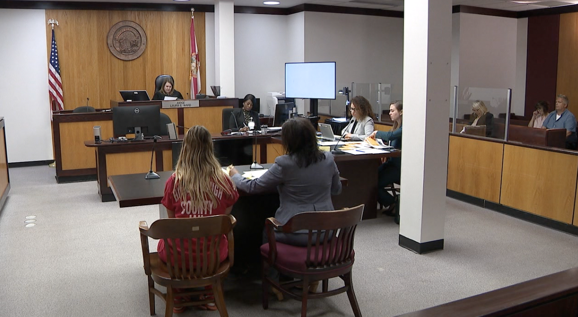 Alyssa Zinger in Court