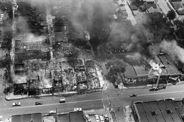 Detroit Riots 1967 Map Detroit summer of 1967