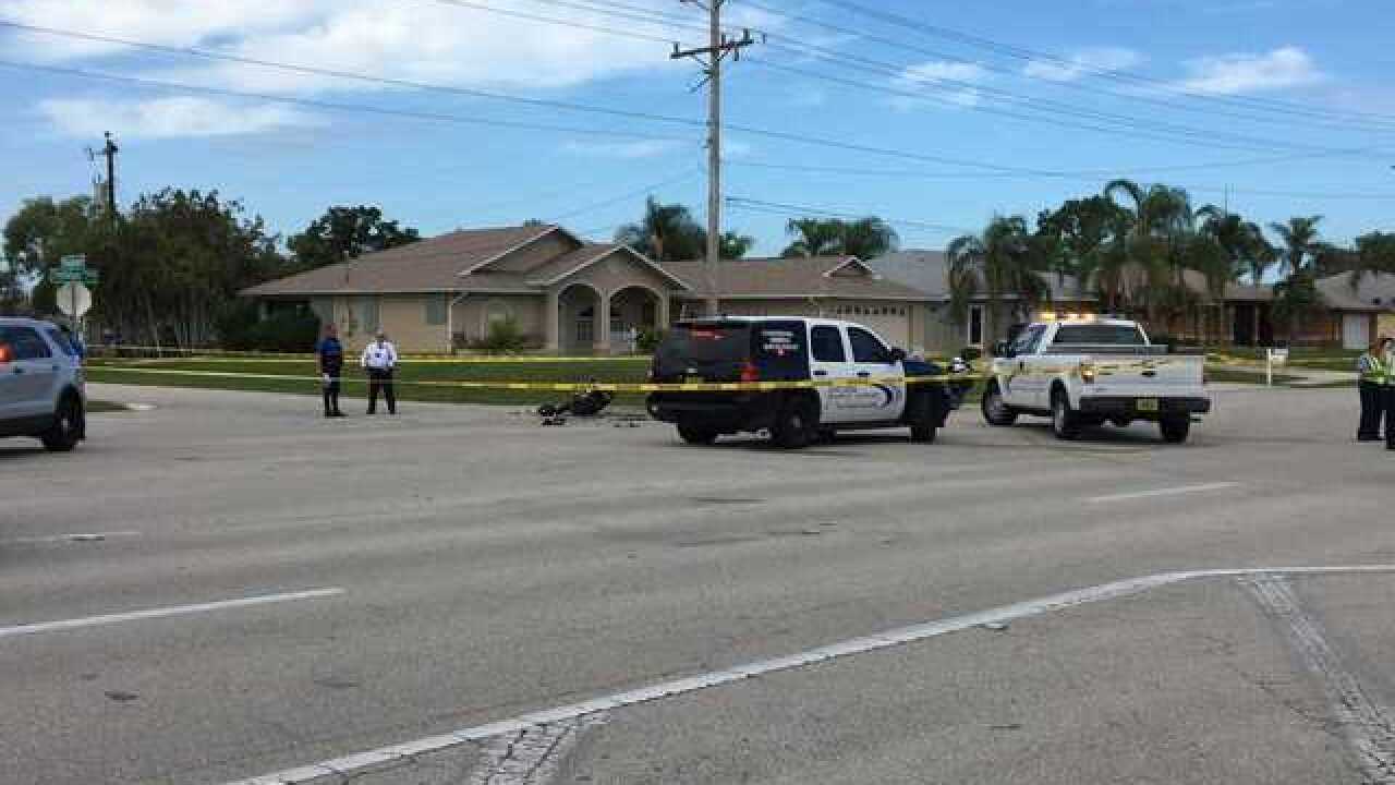 Motorcyclist seriously injured in crash on Trafalgar Parkway in Cape Coral
