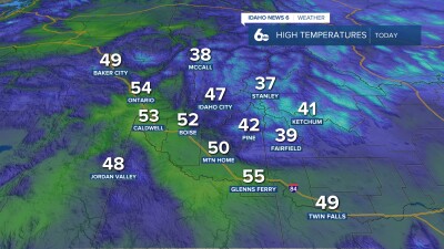 SW Idaho High Temps