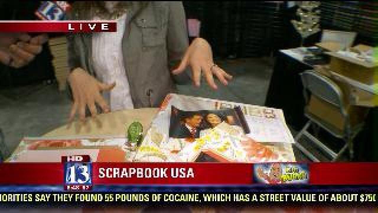 Monthly scrapbook kit delivered to home