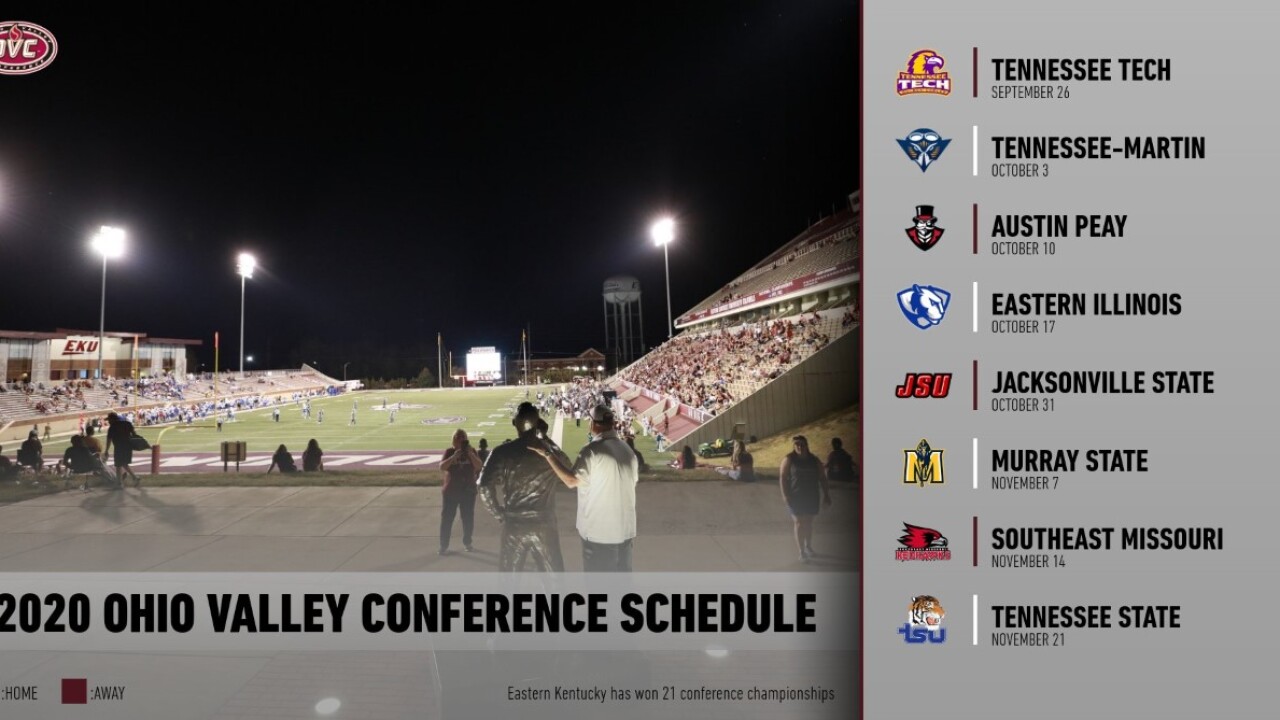 Eku Football Releases 2020 Conference Schedule