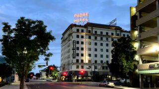 The Padre Hotel in Bakersfield, California.