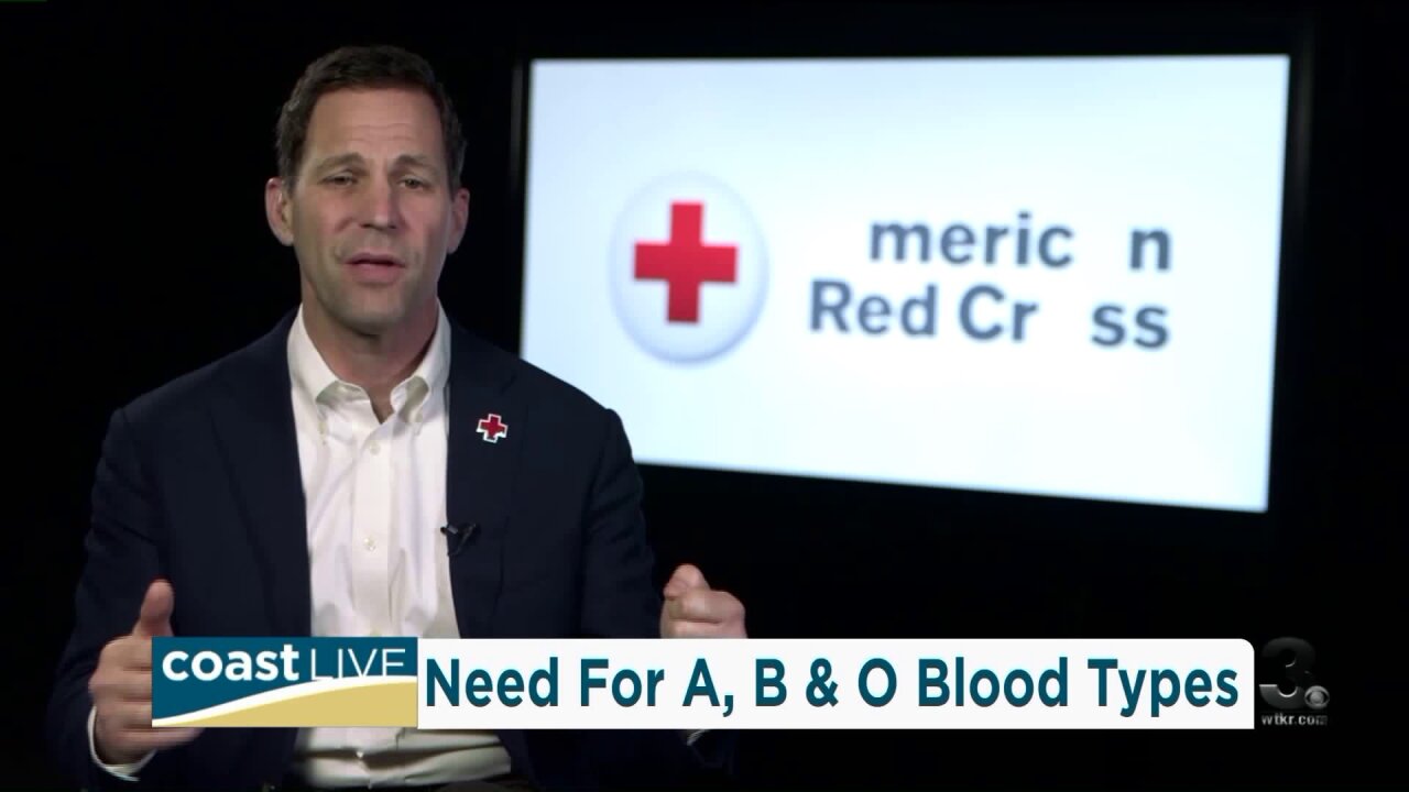 The campaign to fill the need for missing blood types on Coast Live
