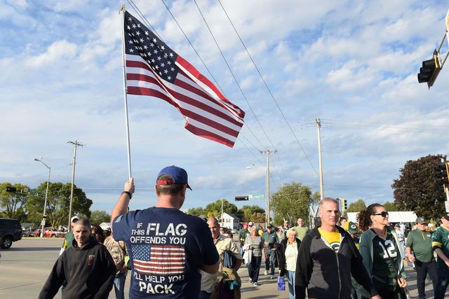 Anthem Protests, Patriotism at Lambeau Field