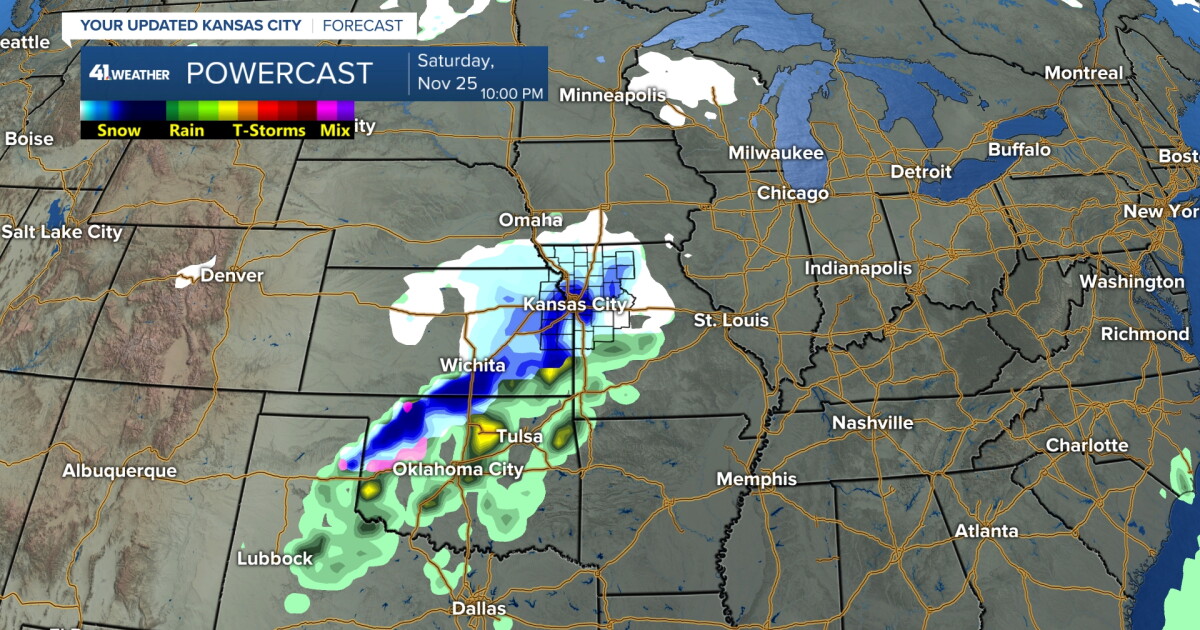 Weather Blog | The first accumulating snow of the season in Kansas City