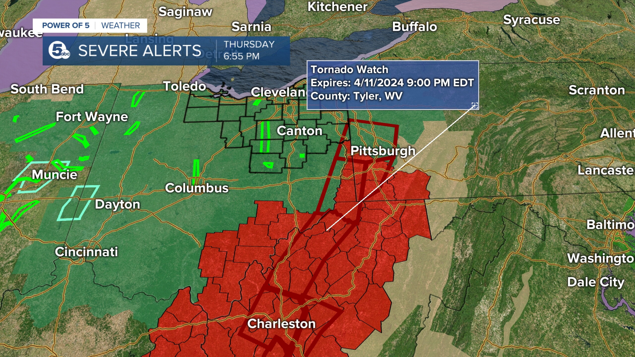Flood Watch issued for most of Northeast Ohio + Wind Advisory issued ...