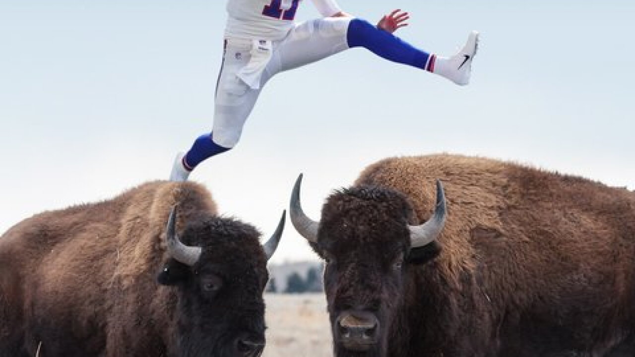 Josh Jump Buffalo Bills QB Josh Allen can jump, and Twitter can't get enough of it