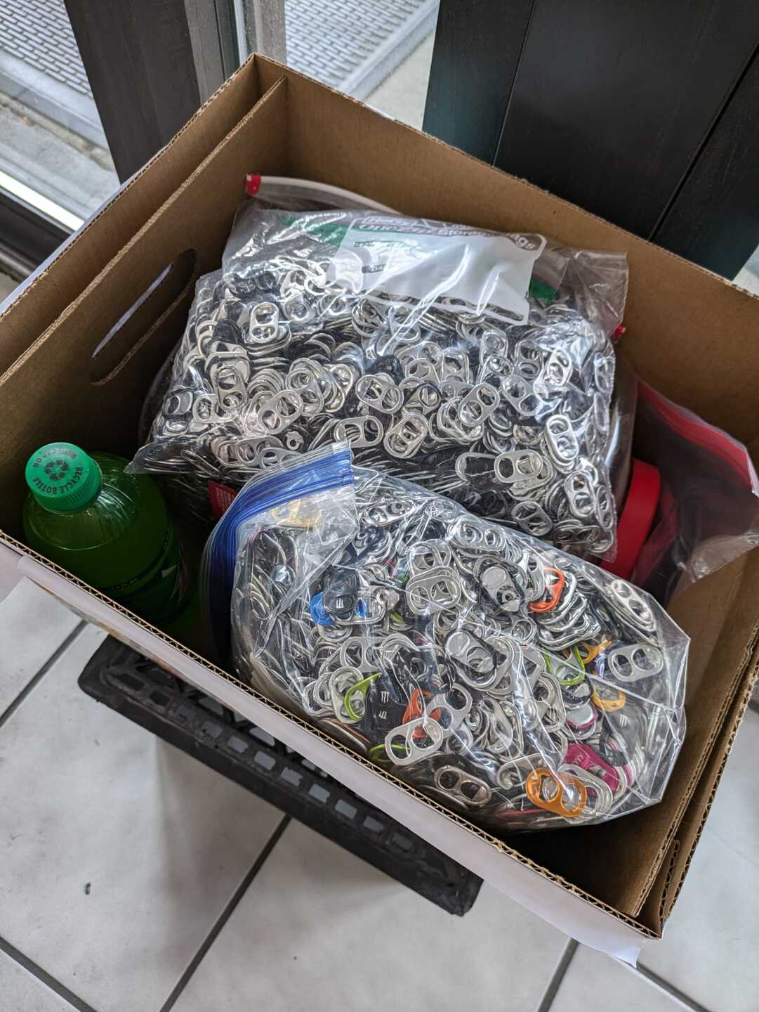 soda can tabs for Gary