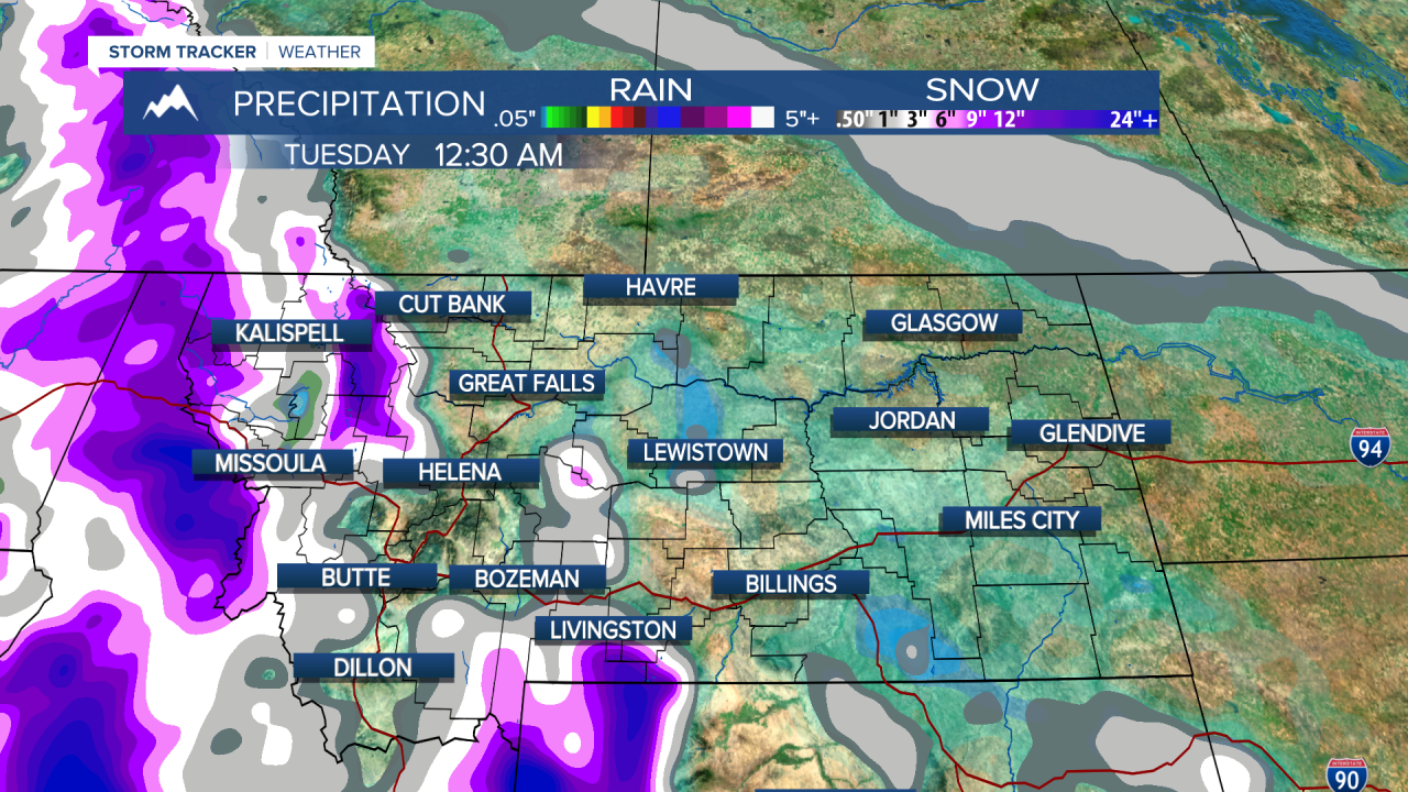 Snow accumulation