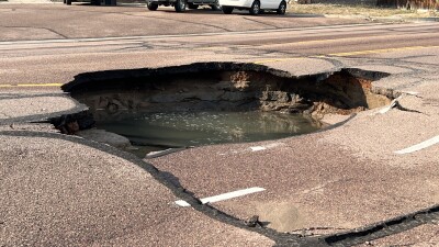 Montbello Drive West Sinkhole