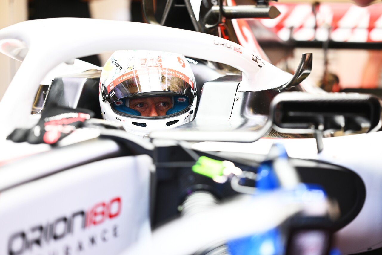 Romain Grosjean - Haas test