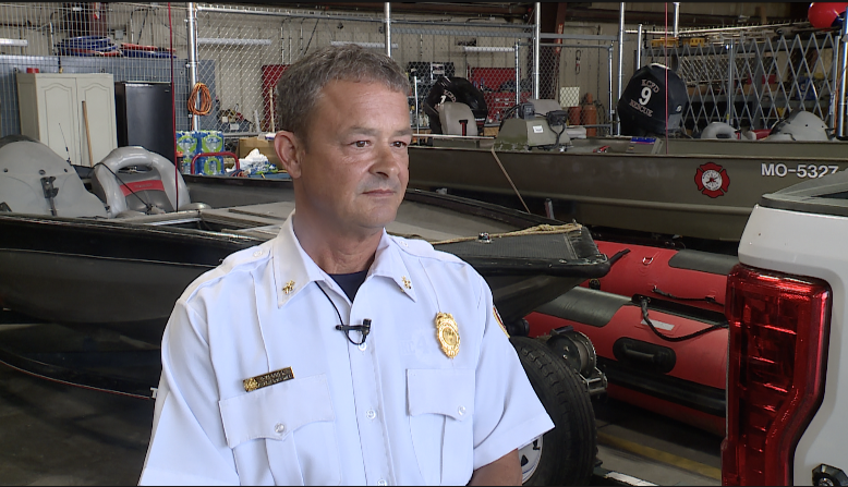 CJ Stenner, KCFD Battalion Chief for the rescue division