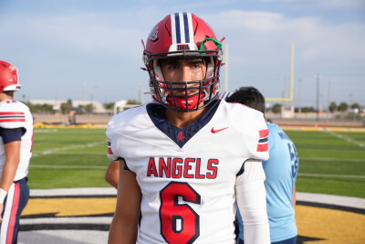 Incarnate Word Academy quarterback Sawyer Brown