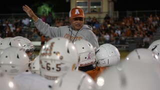 Alice football head coach J.R. Castellano