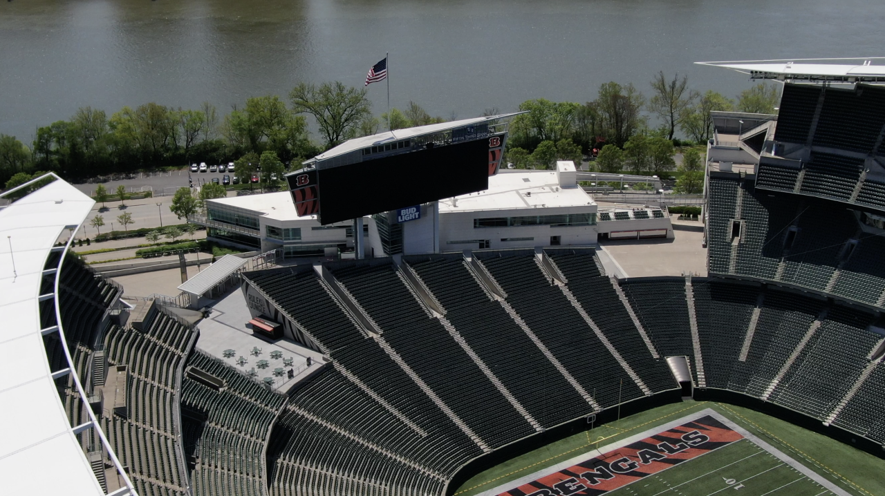 Paul Brown Stadium opened in 2000 and is now considered middle aged for NFL stadiums