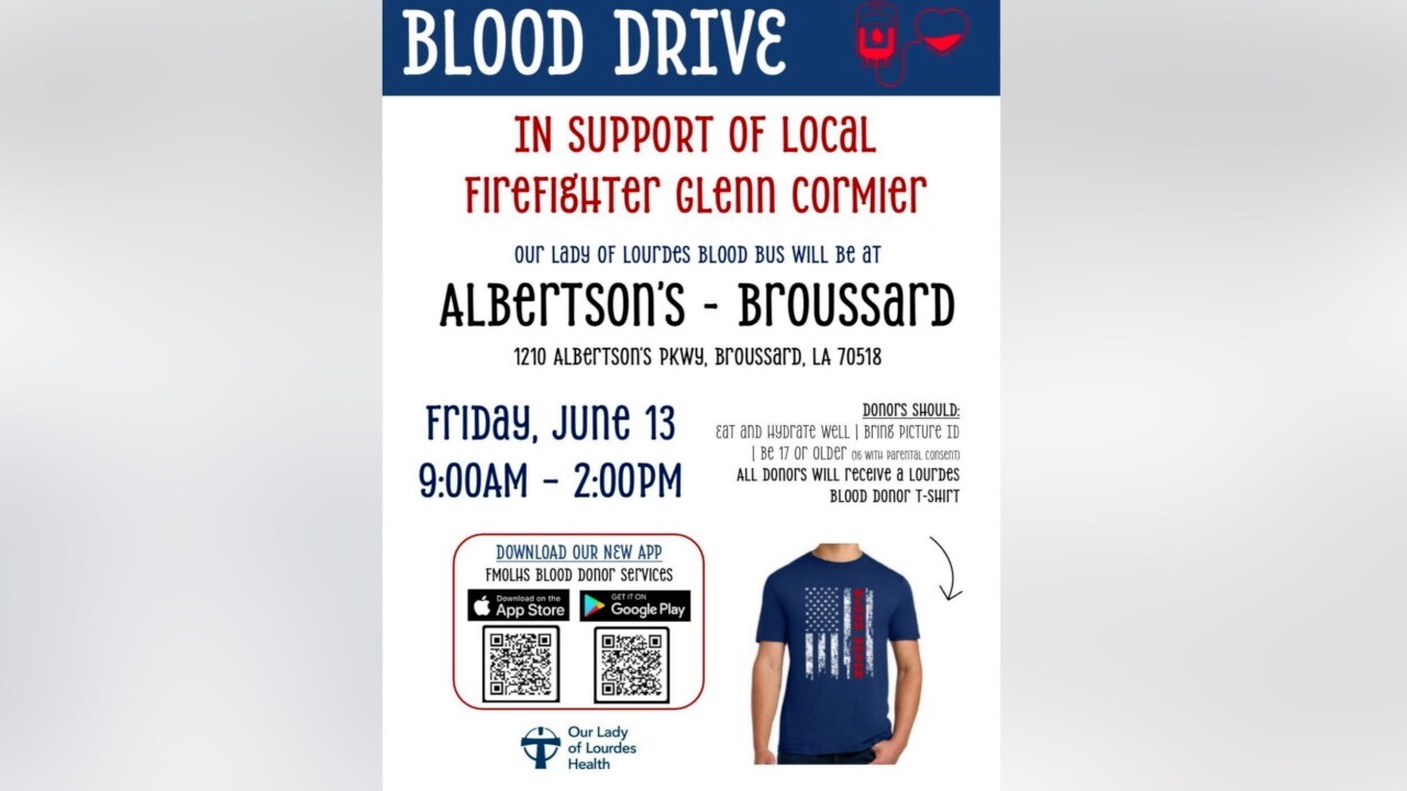 Blood Drive flyer