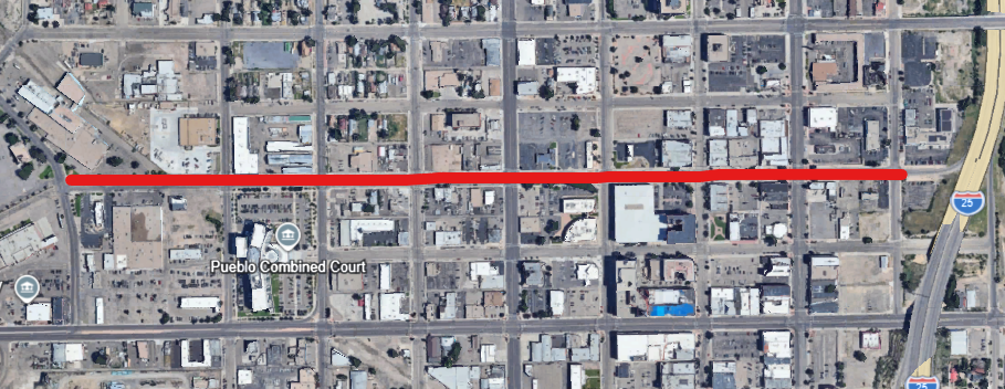 W. 6th St. Paving Map