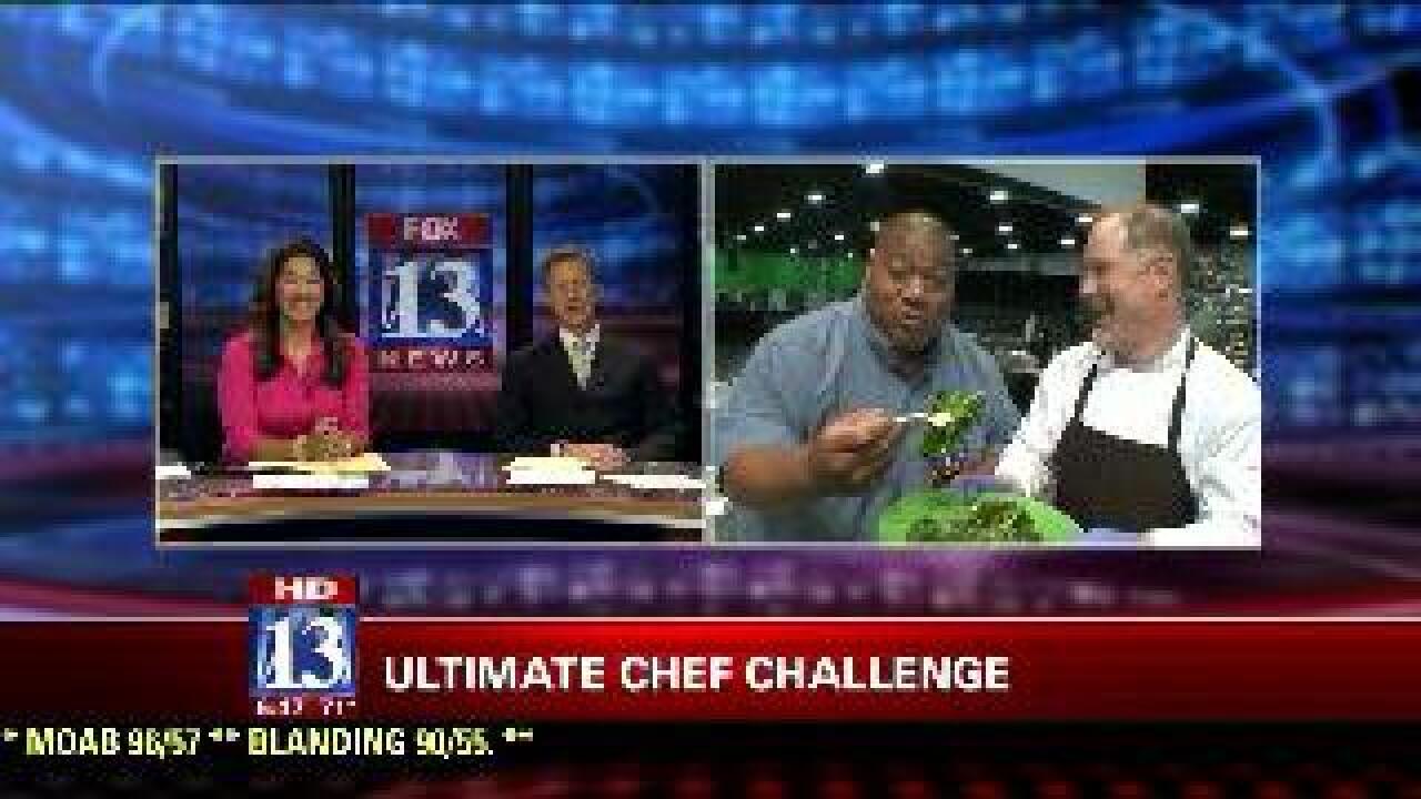 Big Budah tries kale for first time