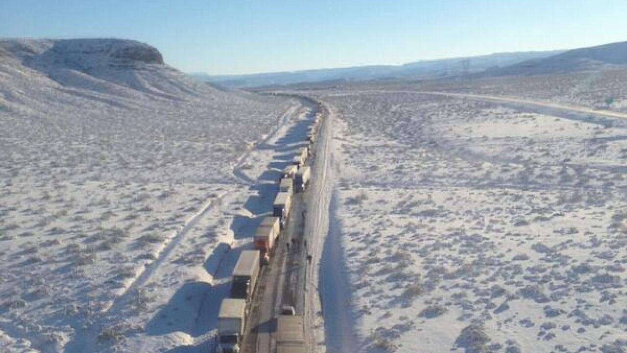 Traffic Moving Again After Hundreds Were Stuck In Virgin River Gorge