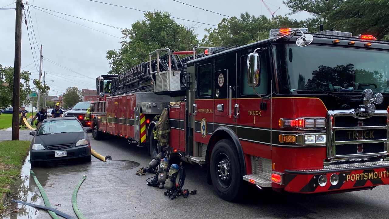 Man injured in Portsmouth house fire, cause under investigation