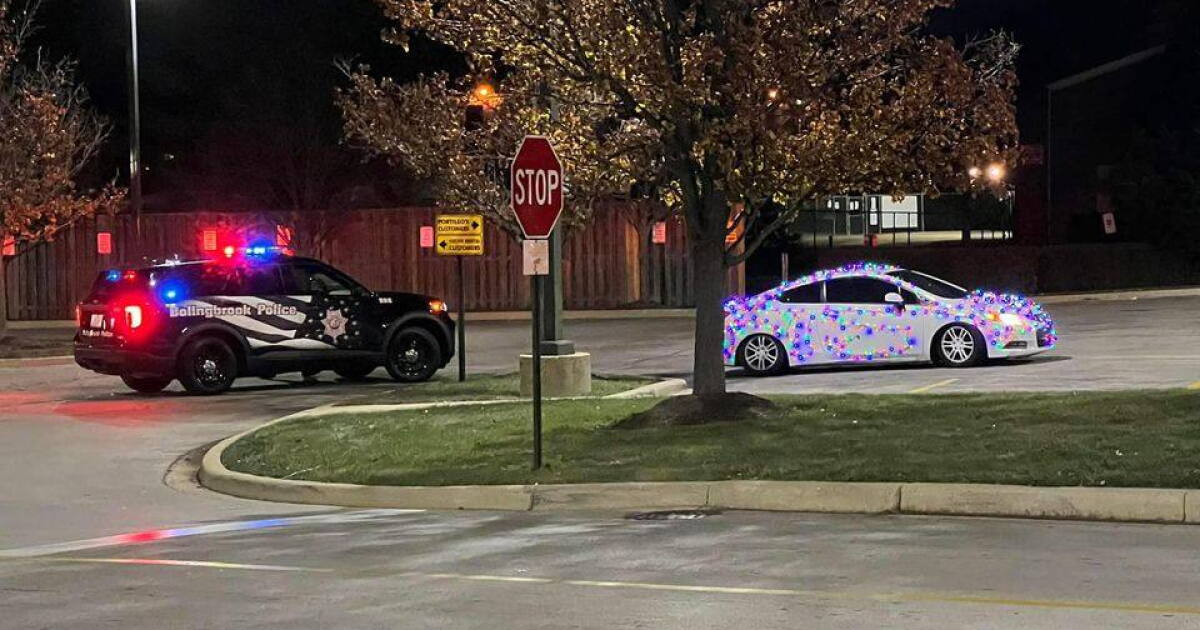 Warn Indiana Indiana State Police warn against putting Christmas lights on your car