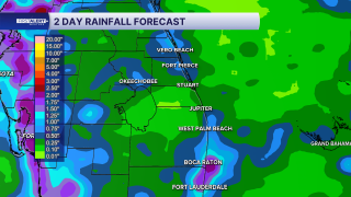 Rainfall July 27, 2026