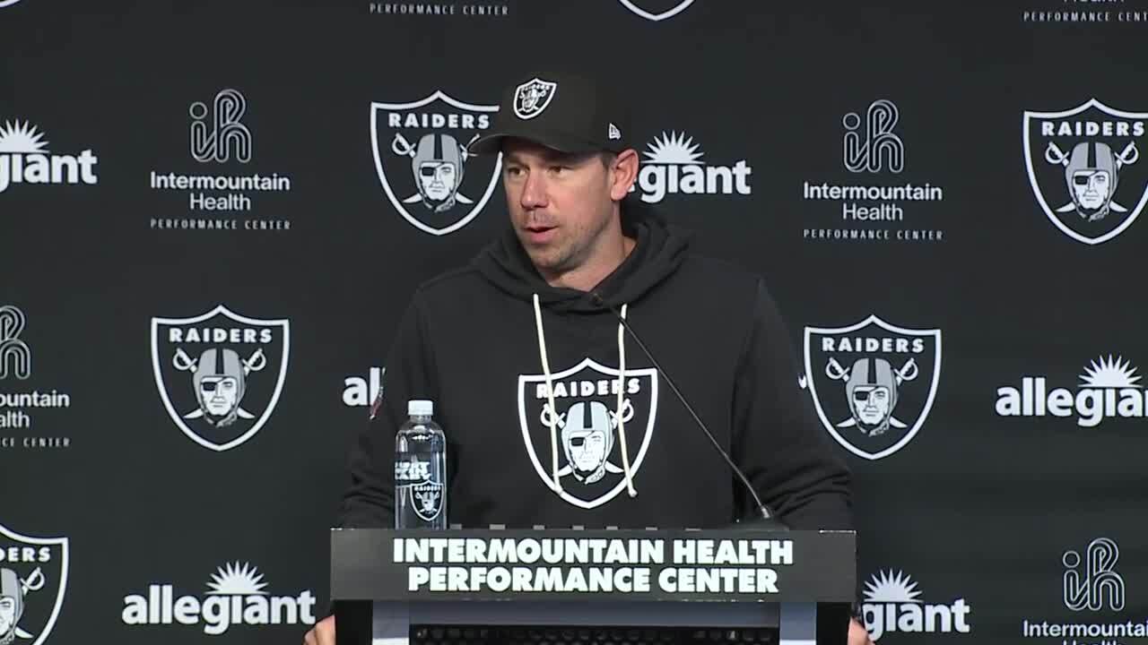Las Vegas Raiders Head Coach Klint Kubiak 
