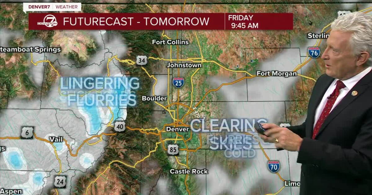 Storm bringing more snow to the Colorado high country