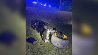 A man is in custody after he fled from law enforcement and later crashed a stolen motorcycle in Sumner County on Aug. 24, 2026, according to the sheriff's office.