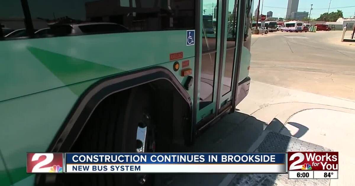 Construction continues in Brookside for new bus system