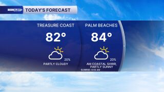 Today's weather April 17, 2026