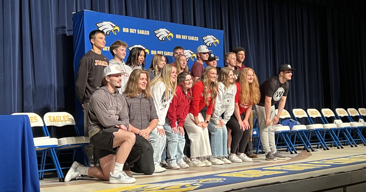 Missoula Big Sky celebrates 18 studentathletes with signing day ceremony