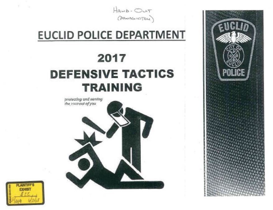 Euclid police training slide