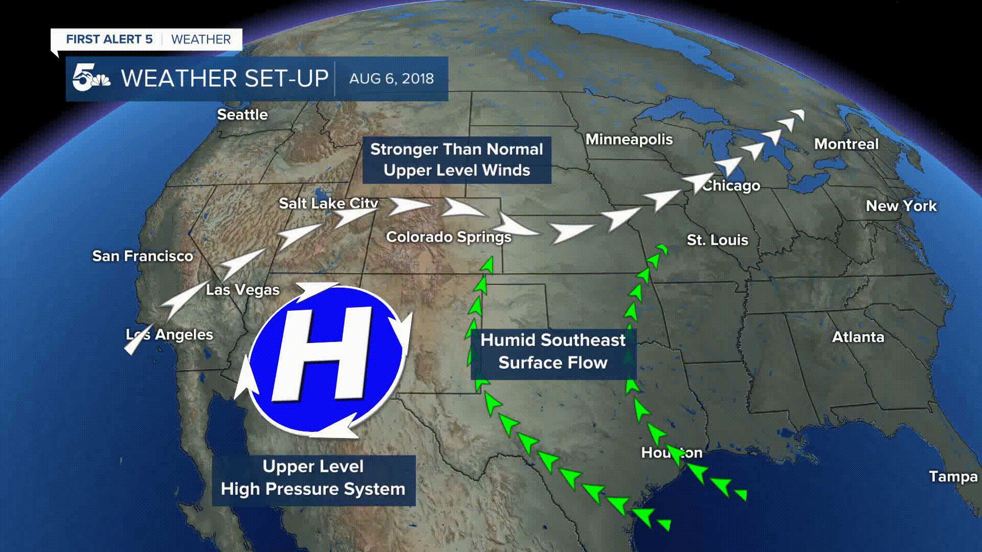 August 6th, 2018 Hail Weather Set Up