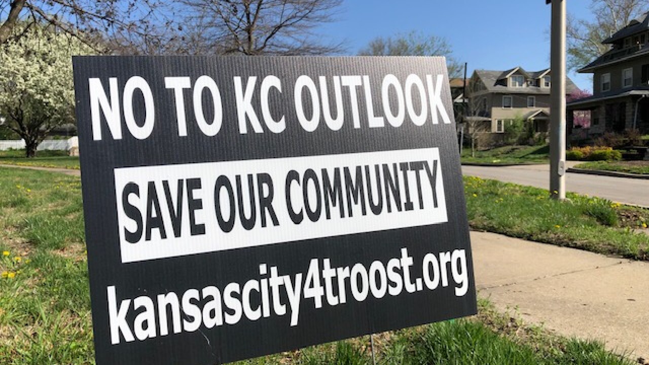 No to KC Outlook yard sign