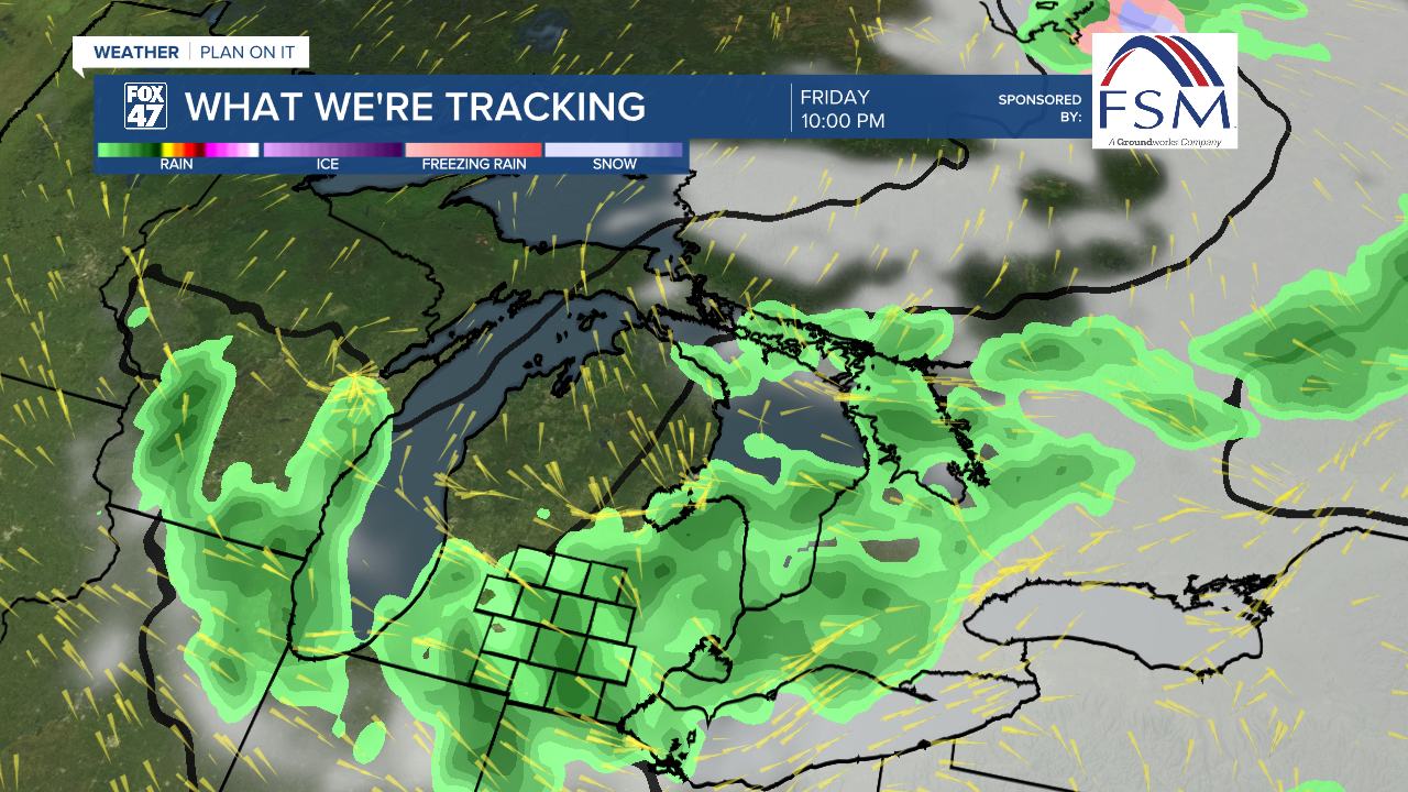 Another round of showers to close the work week on Friday