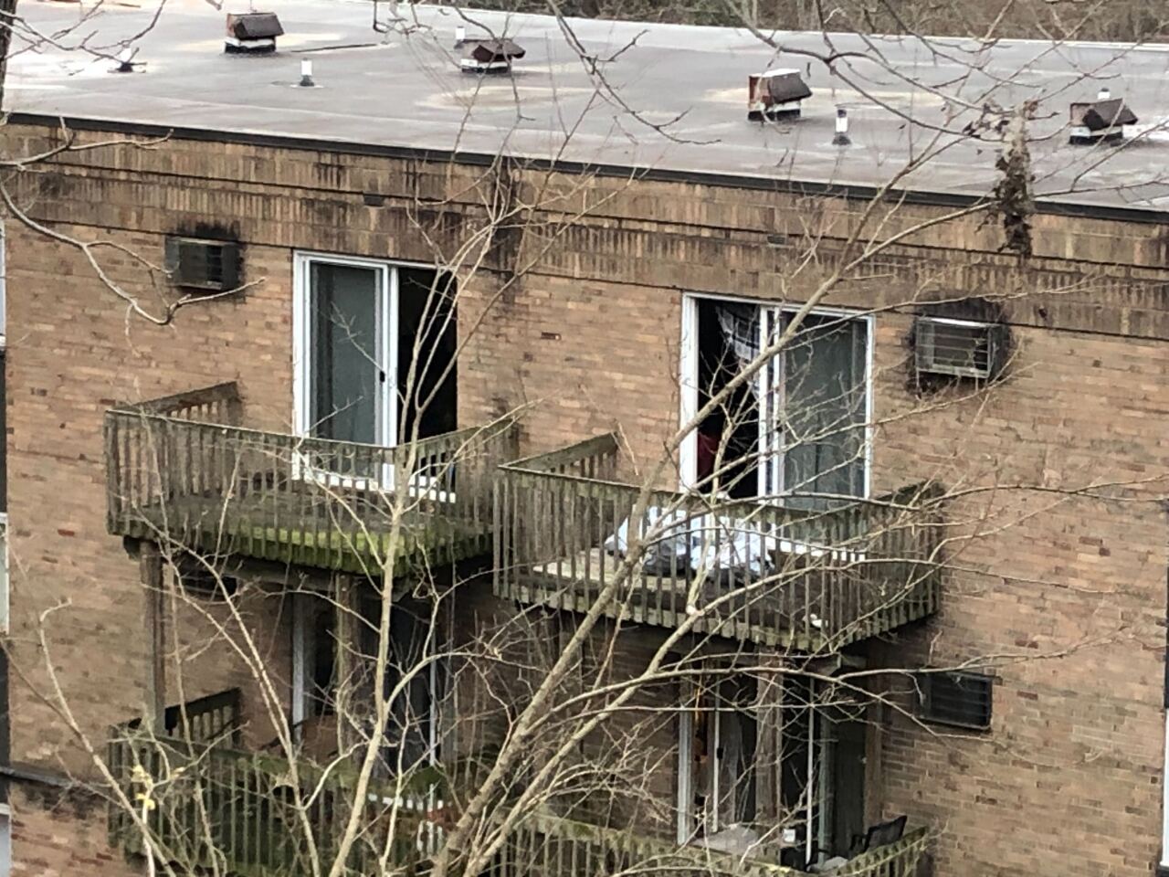 One person in critical condition after Marshall Ave. fire on Dec. 24, 2021.