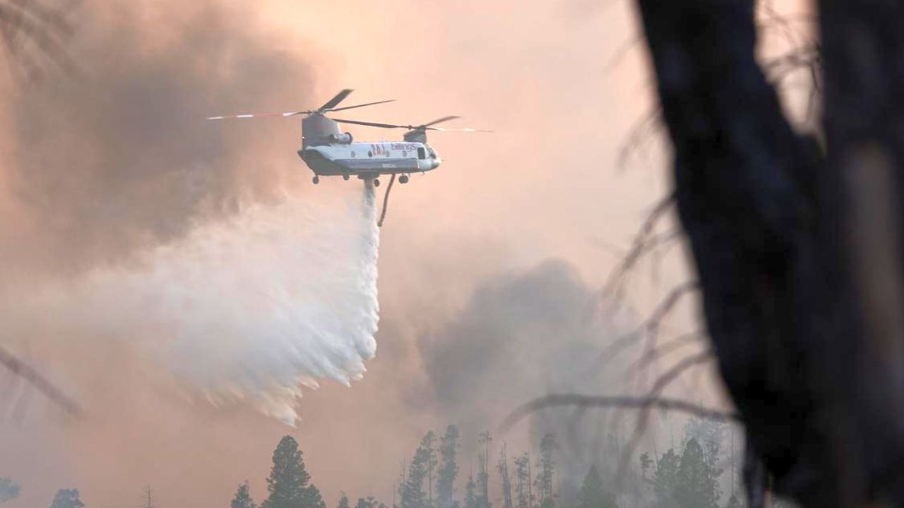 Black Mountain Fire near Lincoln