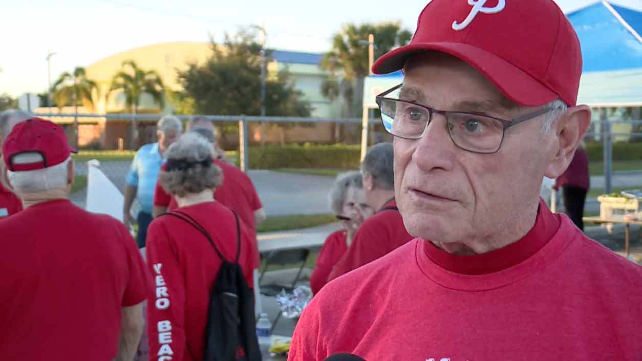 Lee Mcgow started supporting the Vero Beach High School football team when he moved to the area.