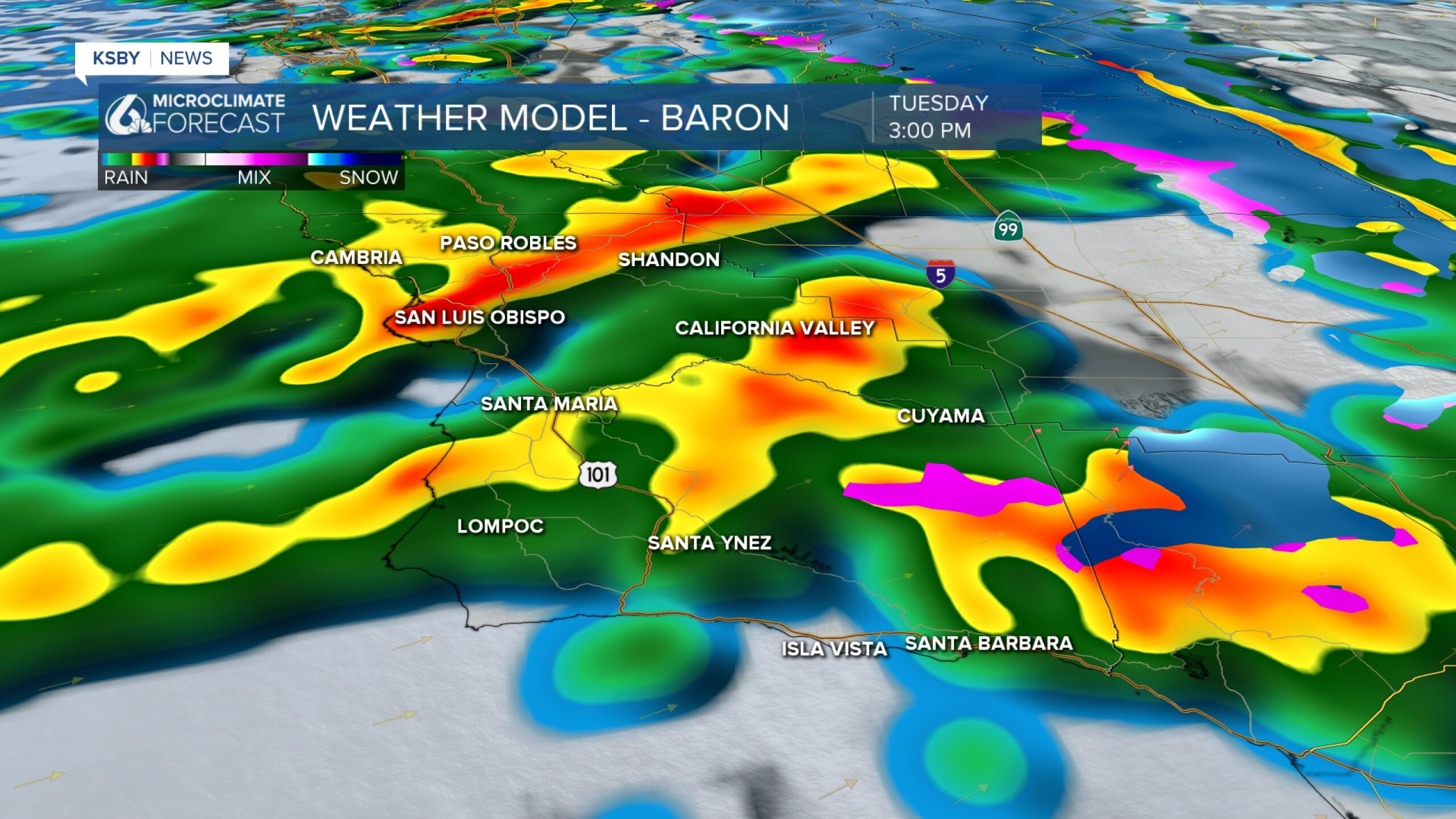 Several more waves of rain, possible isolated thunderstorms, through ...