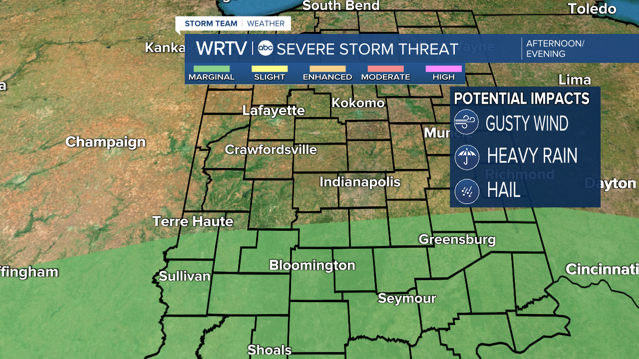 Wednesday Severe weather risk