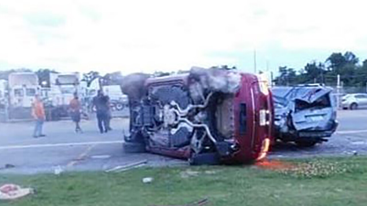 Two Vehicle Crash, One Person Trapped In West Baltimore - WBFF