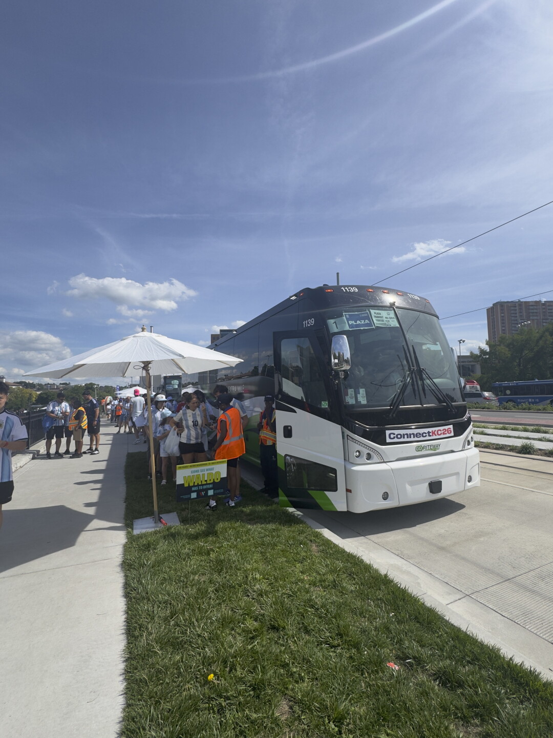 argentina fans on world cup bus 2
