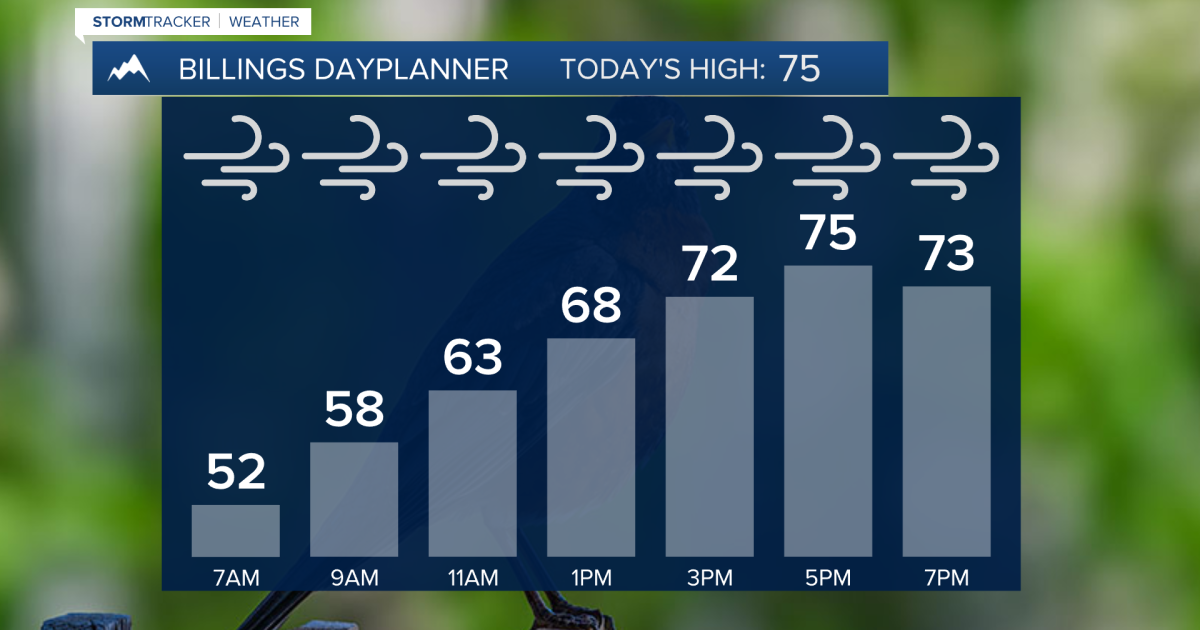 Q2 Billings Area Weather: Strong wind gusts through Wednesday
