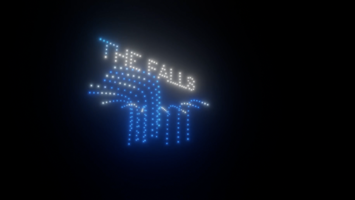 Drone Show Demo Over Niagara Falls