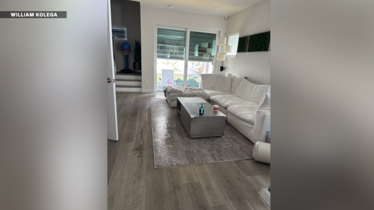 Kolega said his family celebrated his son's second birthday on the floor of the second floor of their home while repairs were underway.