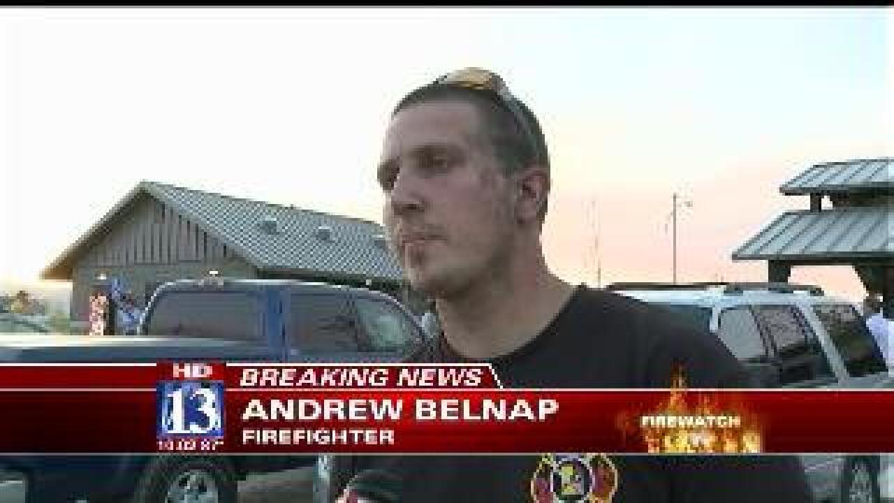 Firefighter Andrew Belnap on fighting the Dump Fire