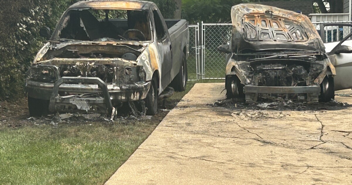 Molotov cocktail suspected in Elkton vehicle arsons
